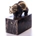 Panda - bronz szobor képe